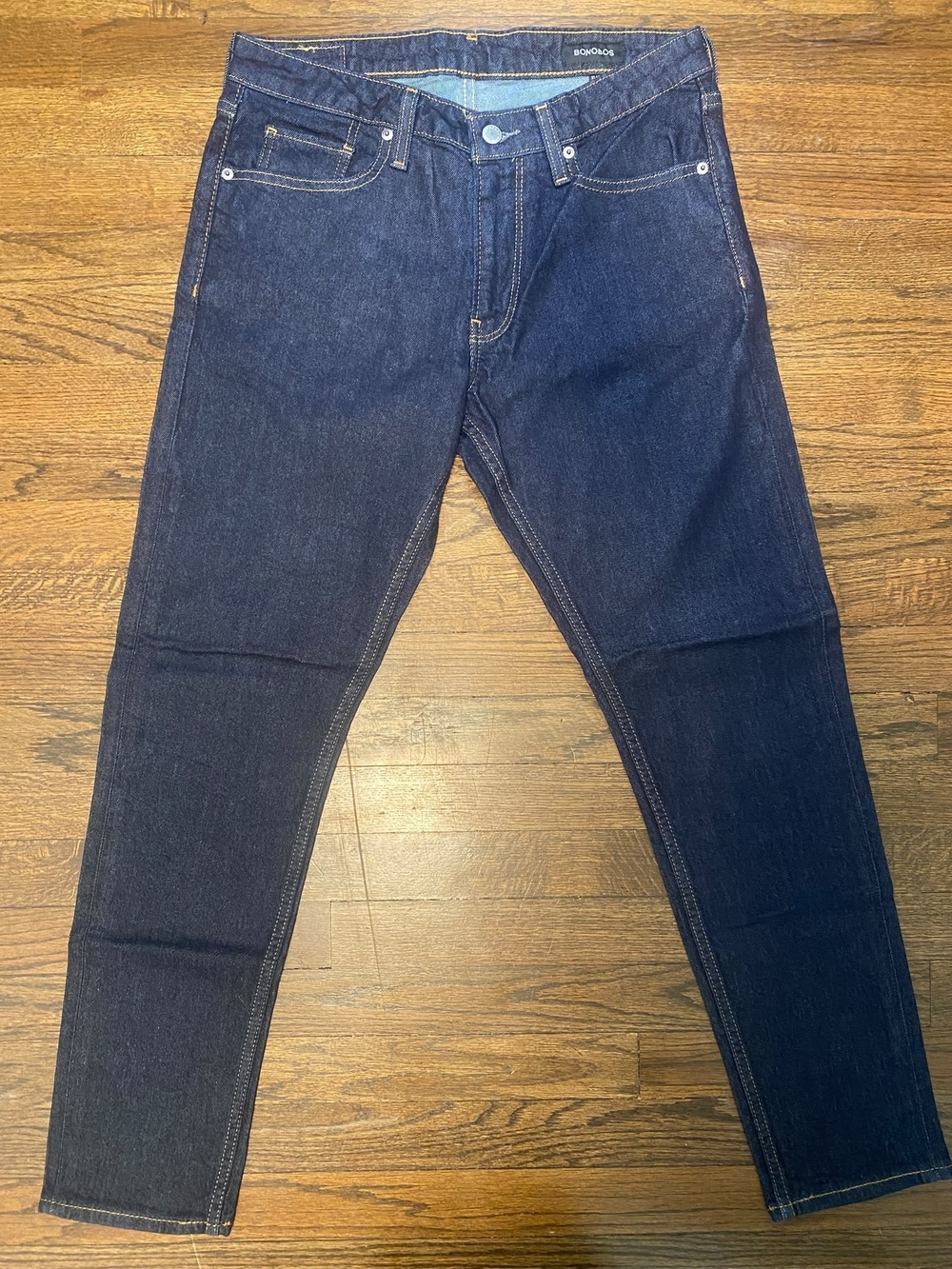 Bonobos Dark Indigo Slim Straight Jeans